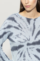 Pullover with Tie-dye print