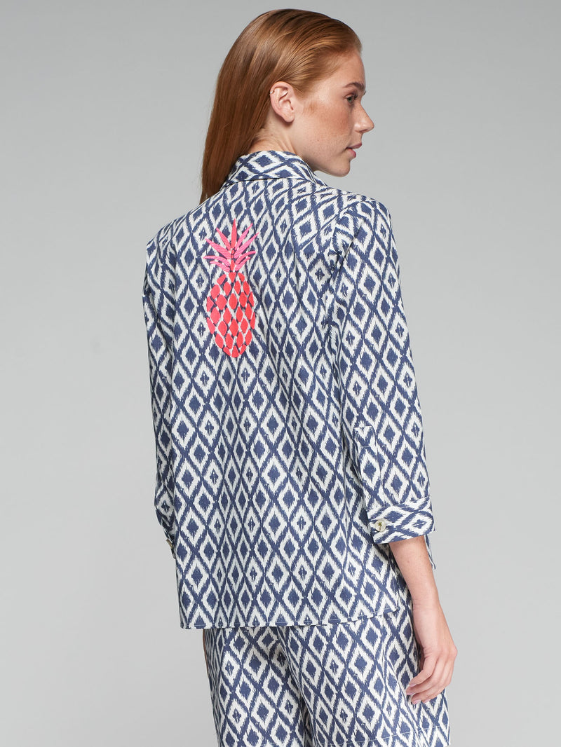 Ikat Marine Shirt