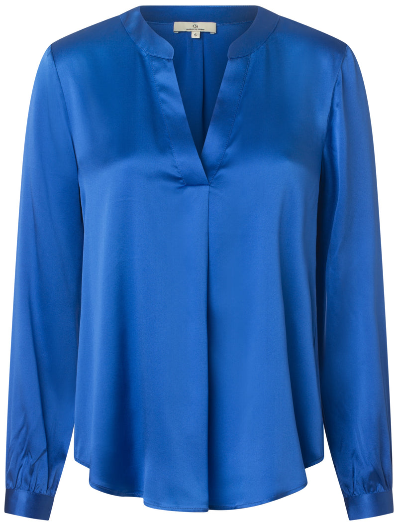 Spark Satin Twill Silk blouse