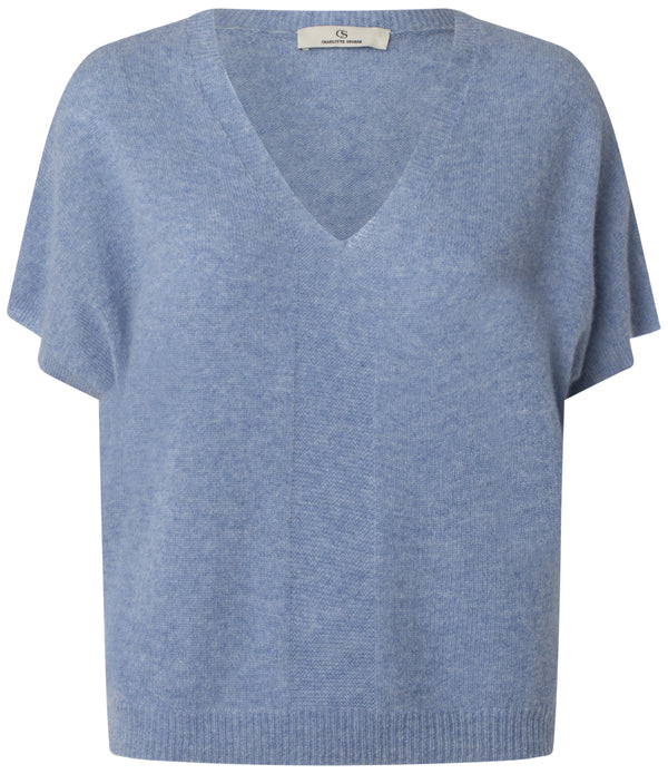 My Cashmere Top-Light Blue