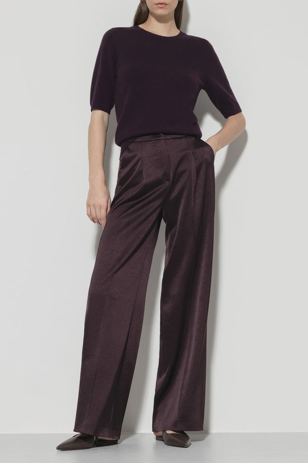 Satin Wide Leg Pant