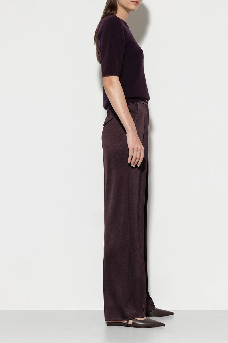 Satin Wide Leg Pant