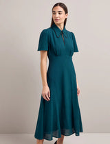 Reya Collared Midi Dress