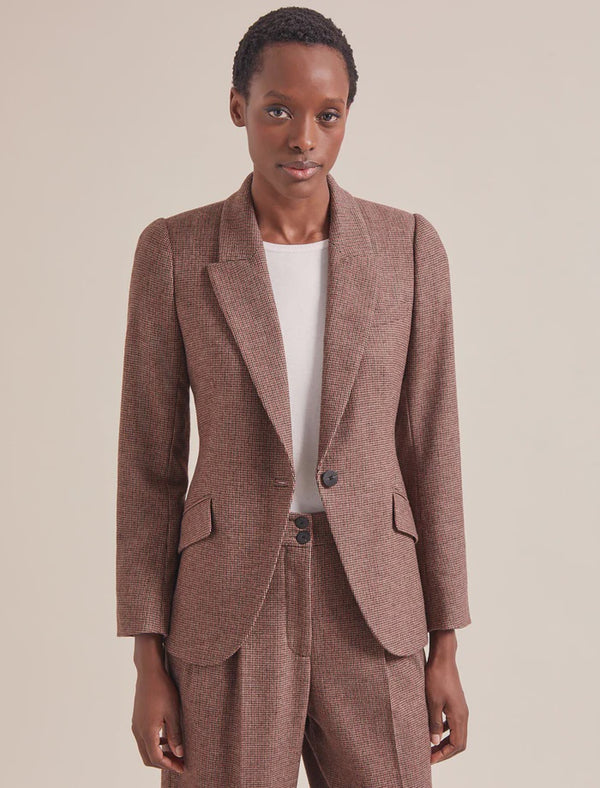 Josephine stretch fitted blazer