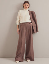 Margot high waist wide leg trousers