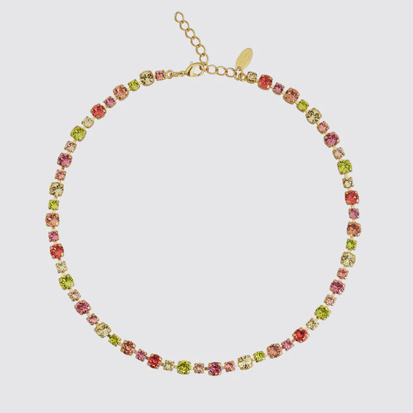 Calanthe gold necklace-Tropicana