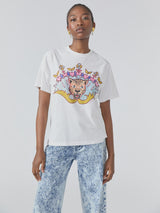 Enchanted Leopard Dylan Tee - White