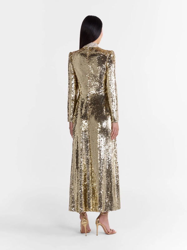 Jena sequin dress embroidery