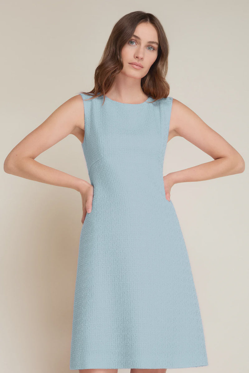 Sam - Tweed sleevless shift dress