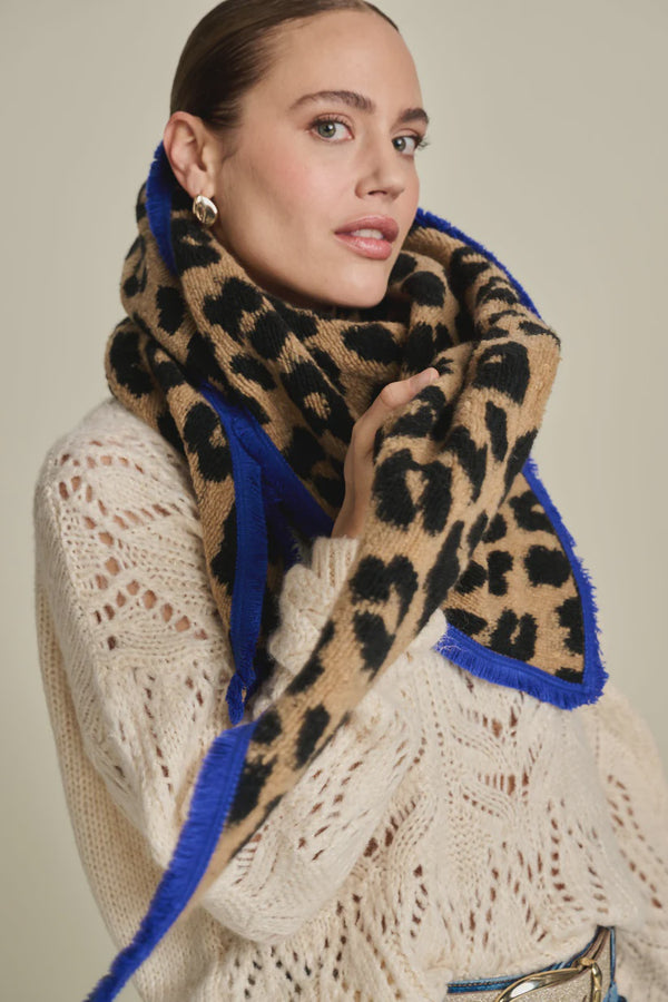 Shawl Animal - Brown/black