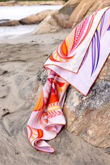 Margot Square Silk twill Scarf