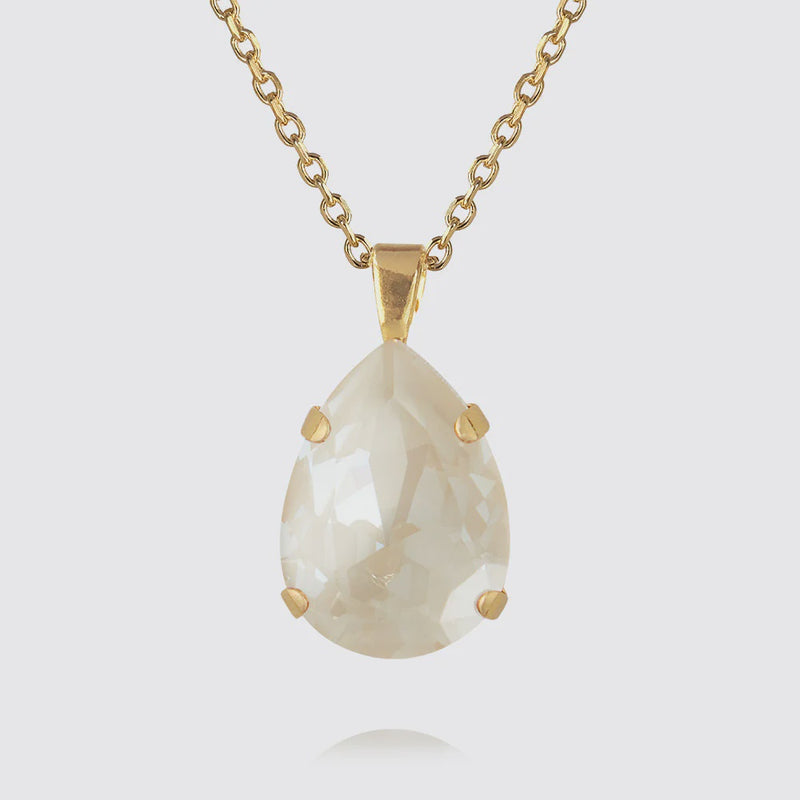 Classic drop Necklace-Linen ignite