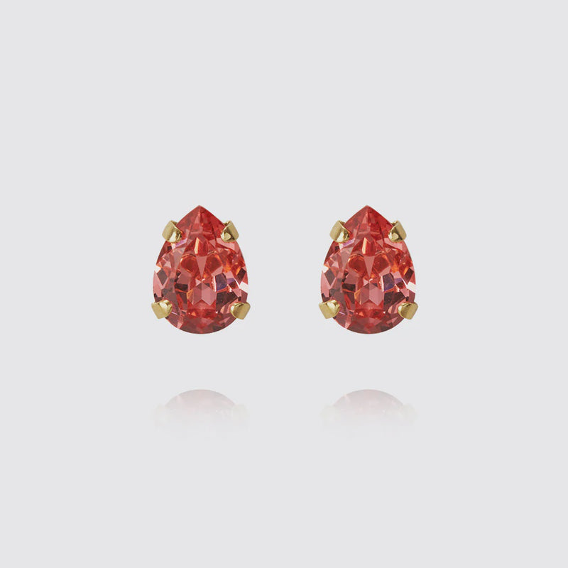 Superpetite drop earring-Rose Peach