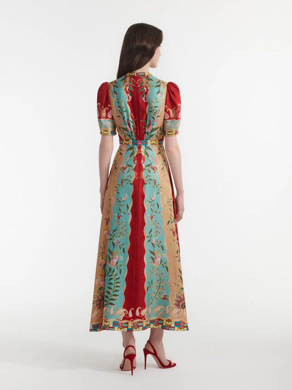 Tabitha Paisley Vines Dress