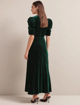 D679-Ophelia velvet bias maxi drs-G