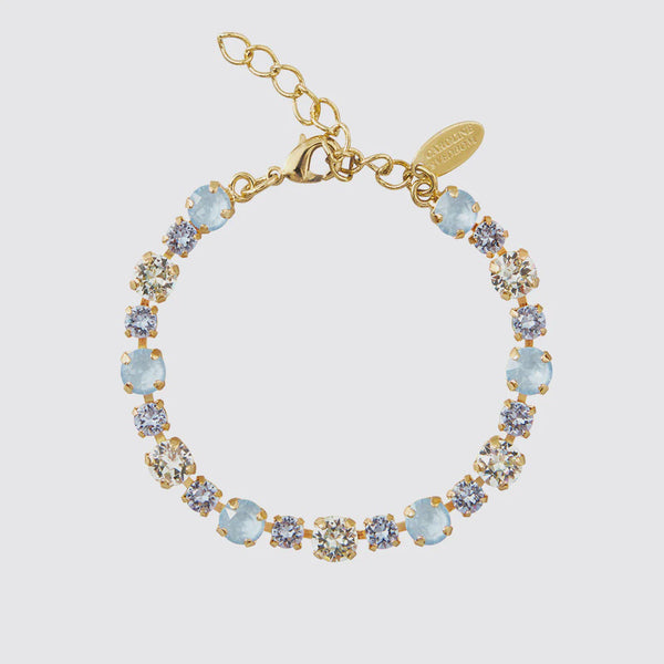 Calanthe Gold Bracelet - Sky Combo