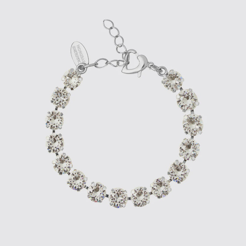 Cora Rhodium Crystal Bracelet