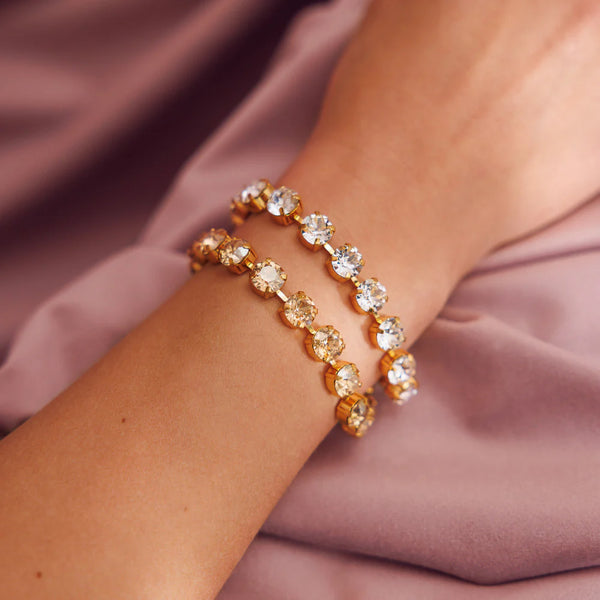 Cora Crystal Gold Bracelet