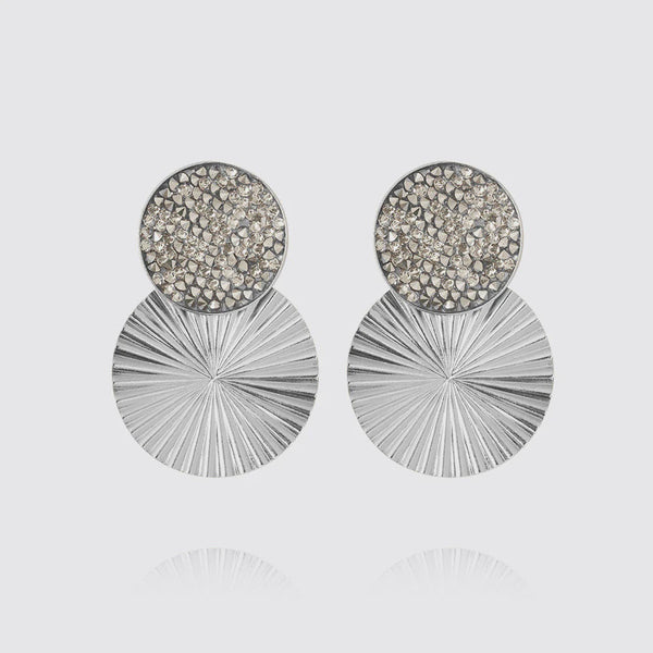 Lizzy Rhodium Earring