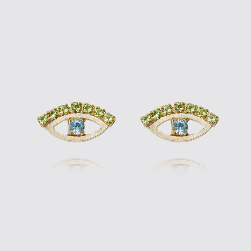 Petite Greek Eye earrings