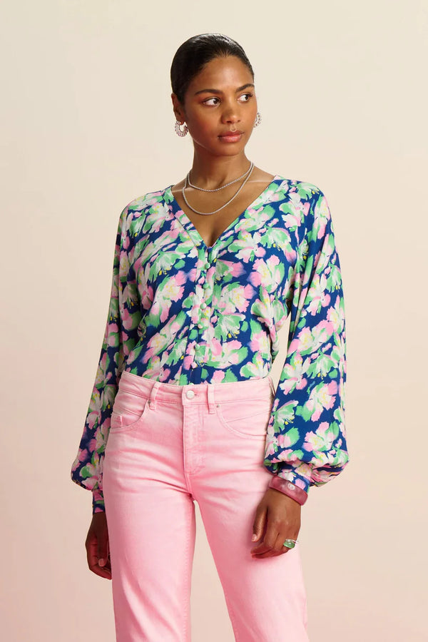 Japanese Lilies Blouse