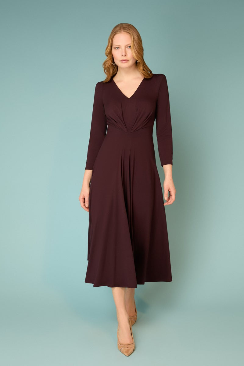 Trinity Jersey soft fit and flare dress