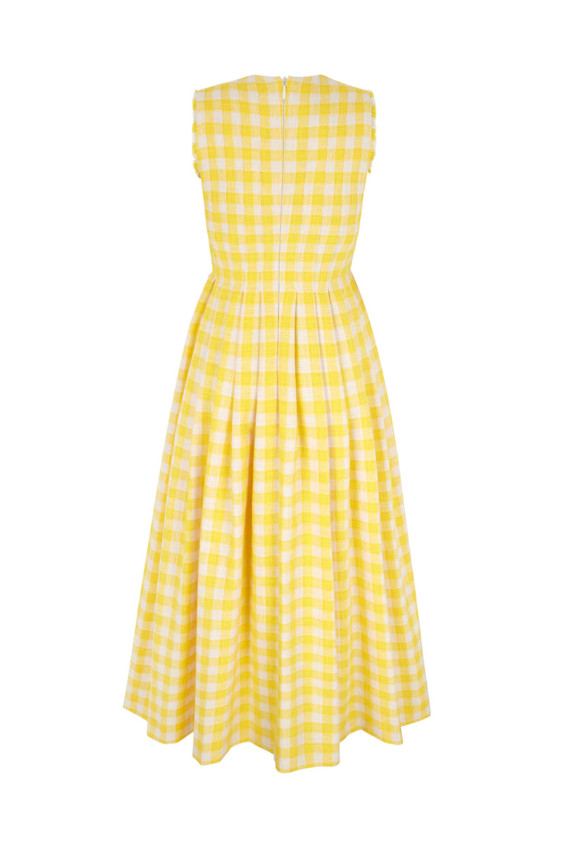 Penelope Tweed Gingham Dress