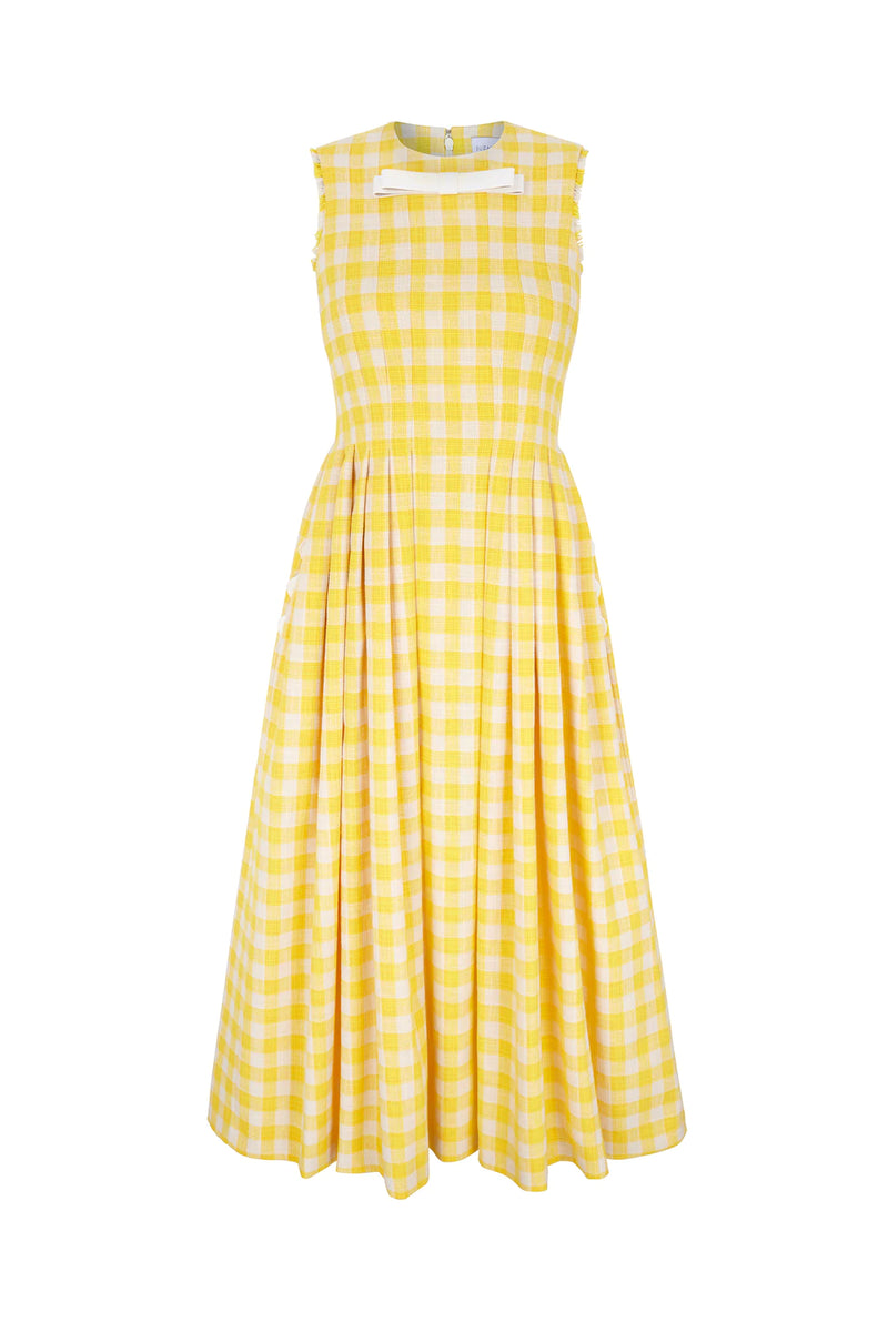 Penelope Tweed Gingham Dress