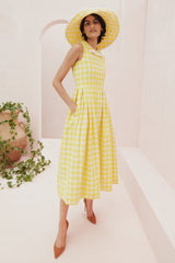 Penelope Tweed Gingham Dress